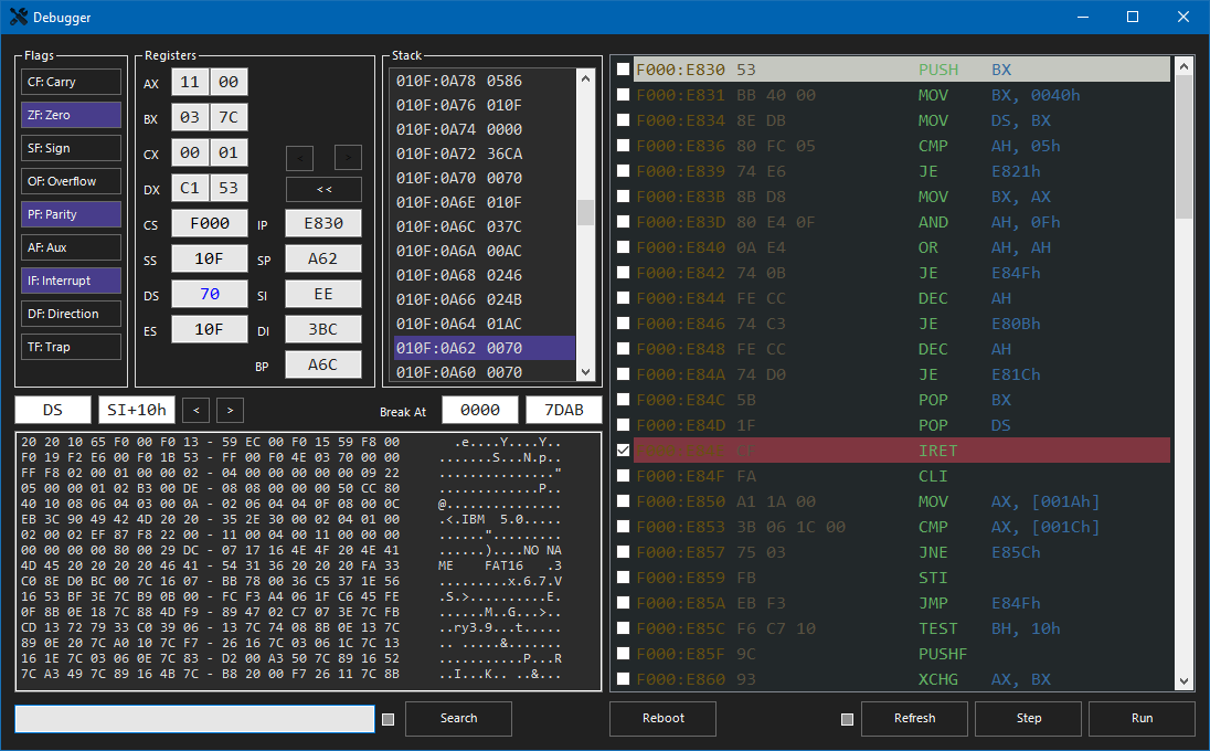 Integrated Debugger